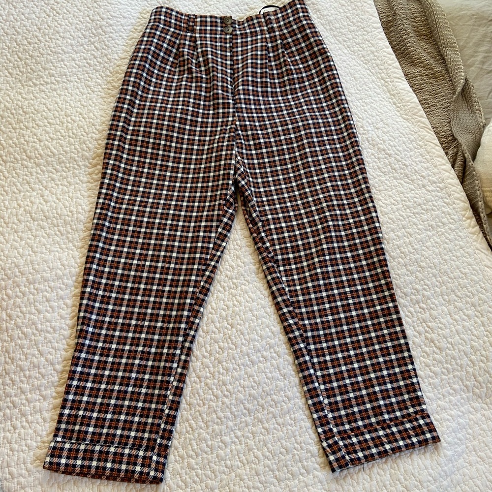 Topshop Checkered Pants